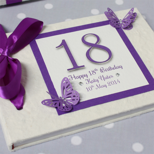 Personalised 18th Birthday Handmade Photo Album