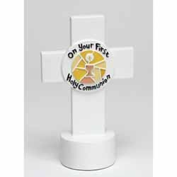 On Your First Holy Communion Keepsake Cross