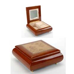 Piano Finish Musical Jewellery Box