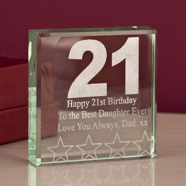 21st Birthday Keepsake