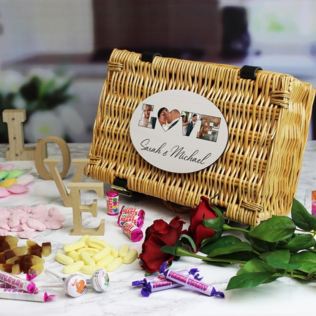'LOVE' Photo Upload Gift - Retro Sweet Hamper Product Image