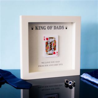 Personalised King of Dads Framed Print Product Image