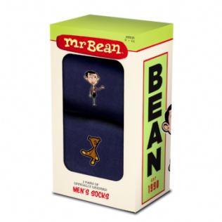 Men's Mr Bean Socks Gift Set Product Image