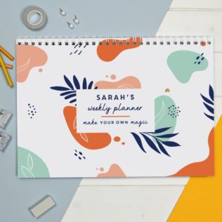 Personalised Tropical A4 Desk Planner Product Image