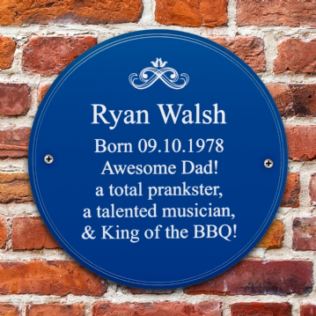 Personalised Heritage Plaque Product Image