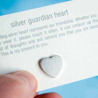 Sterling Silver Guardian Heart - Love Token Product Image
