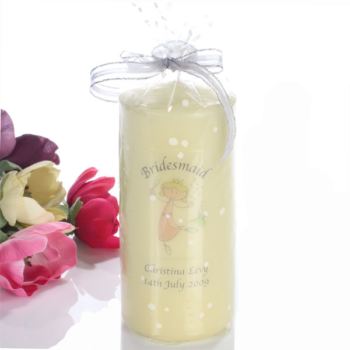 Bridesmaid Candle