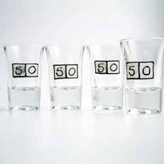 Age Shot Glasses 50