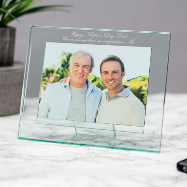 Luxury Personalised Glass Photo Frame The Gift Experience