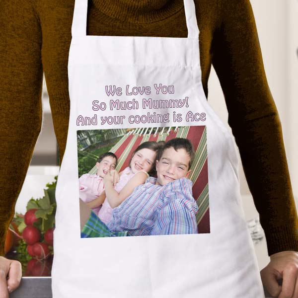 Personalised Photo Apron for Mum - The Gift Experience