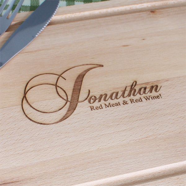 Personalised Wooden Placemat The Gift Experience