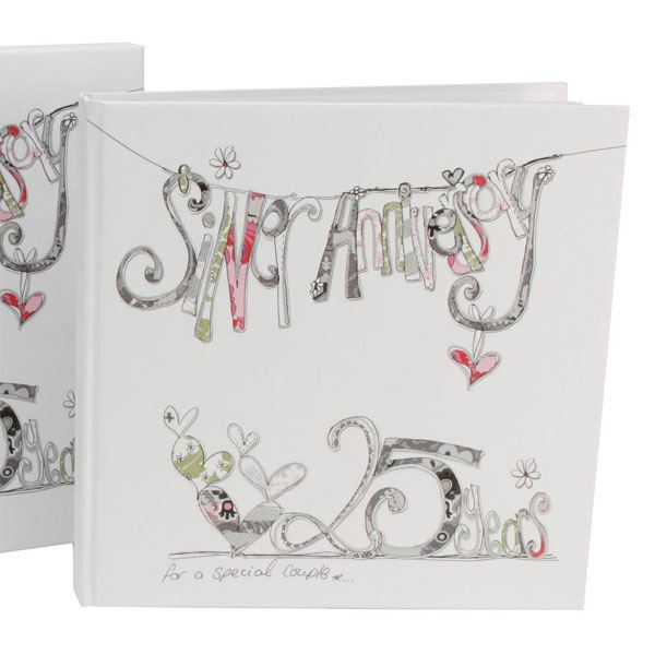 Silver Wedding Anniversary Scrapbook The Gift Experience