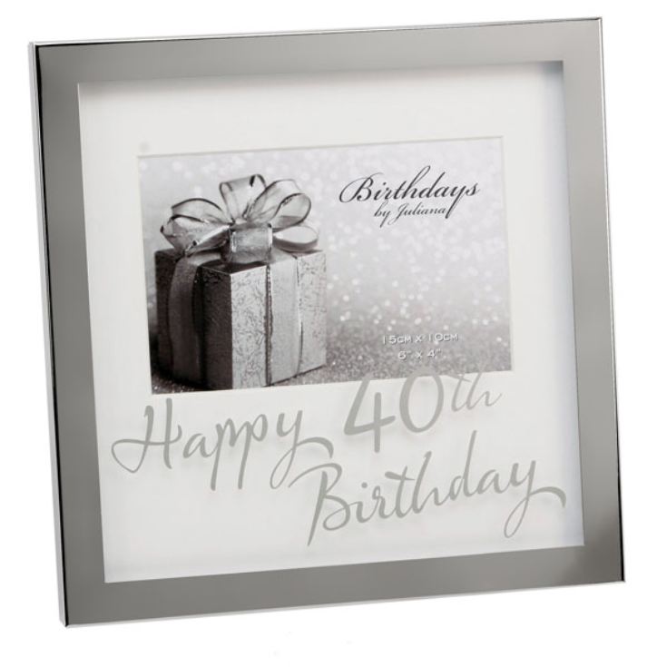 Happy 40th Birthday Photo Frame product image
