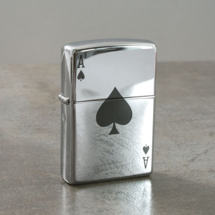 Personalised Lucky Ace Zippo Lighter product image
