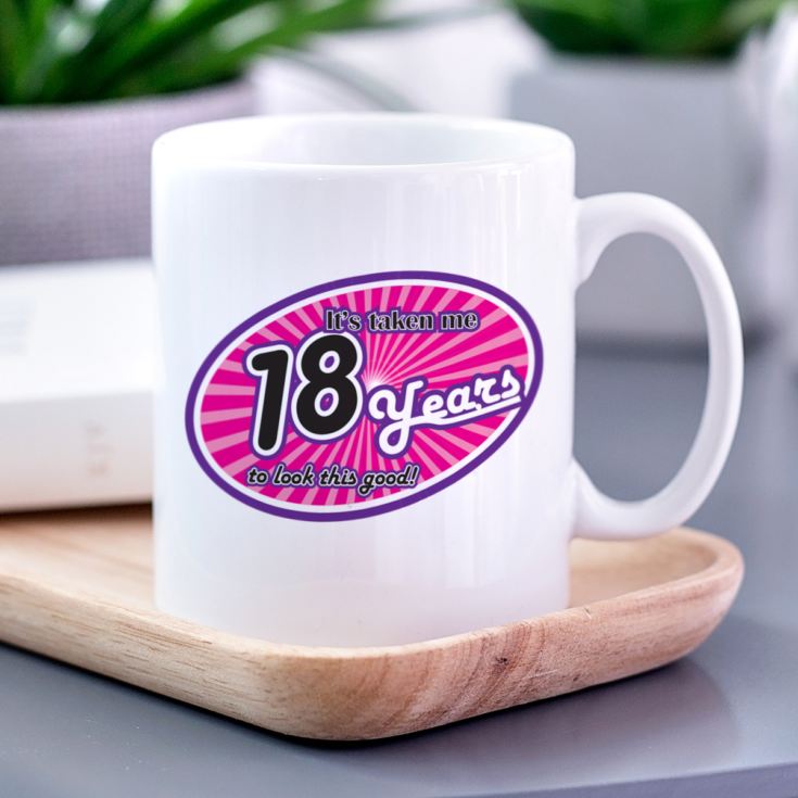 18 Years Personalised Birthday Mug product image