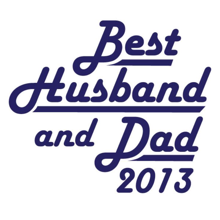 Best Husband and Dad Personalised T-Shirt product image