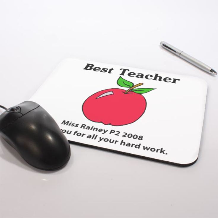 Personalised Best Teacher Mouse Mat product image