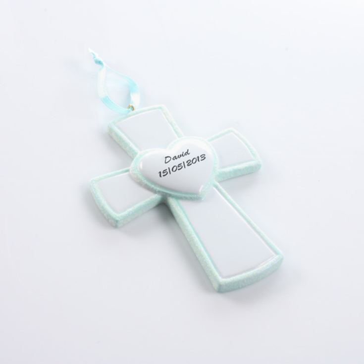 Personalised Cross Hanging Ornament product image