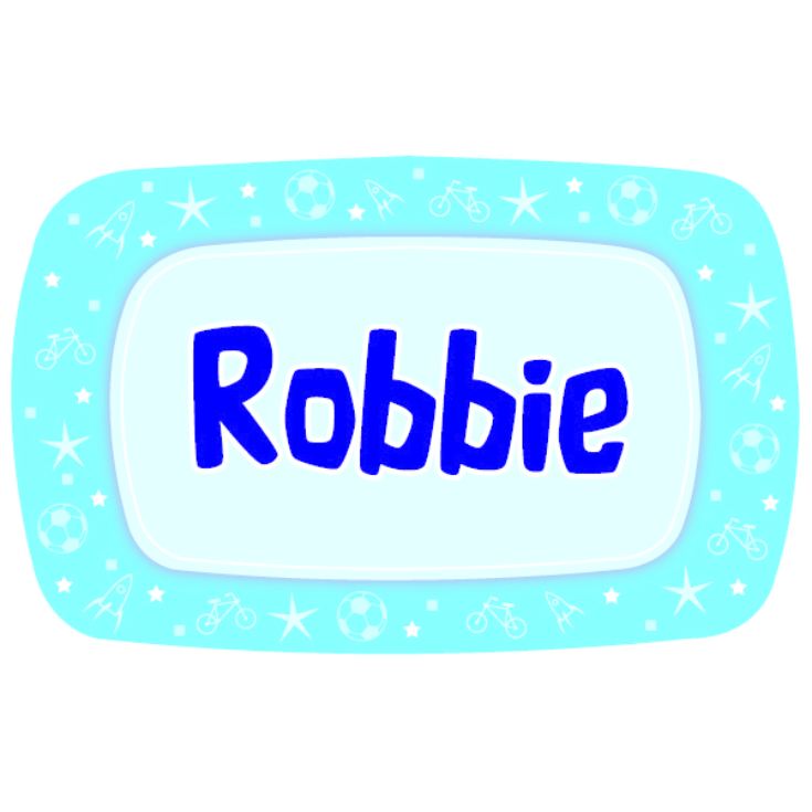 Personalised Boys Name Lunch Box product image