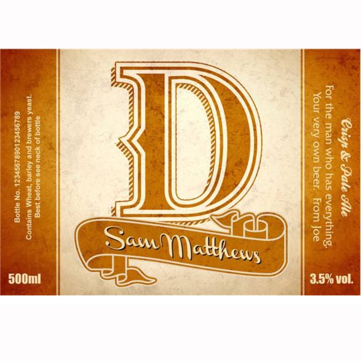 Personalised D-A-D Set Three Pack Craft Beer product image