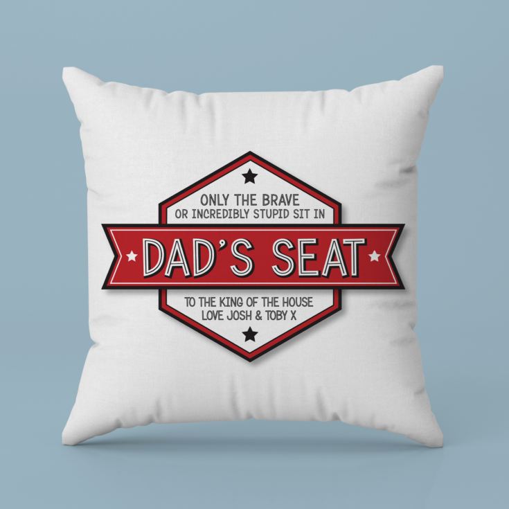 Personalised Dad's Seat Cushion product image