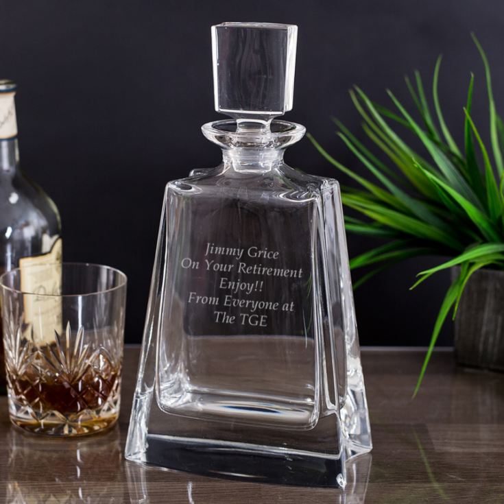 Engraved Boston Wide Decanter product image