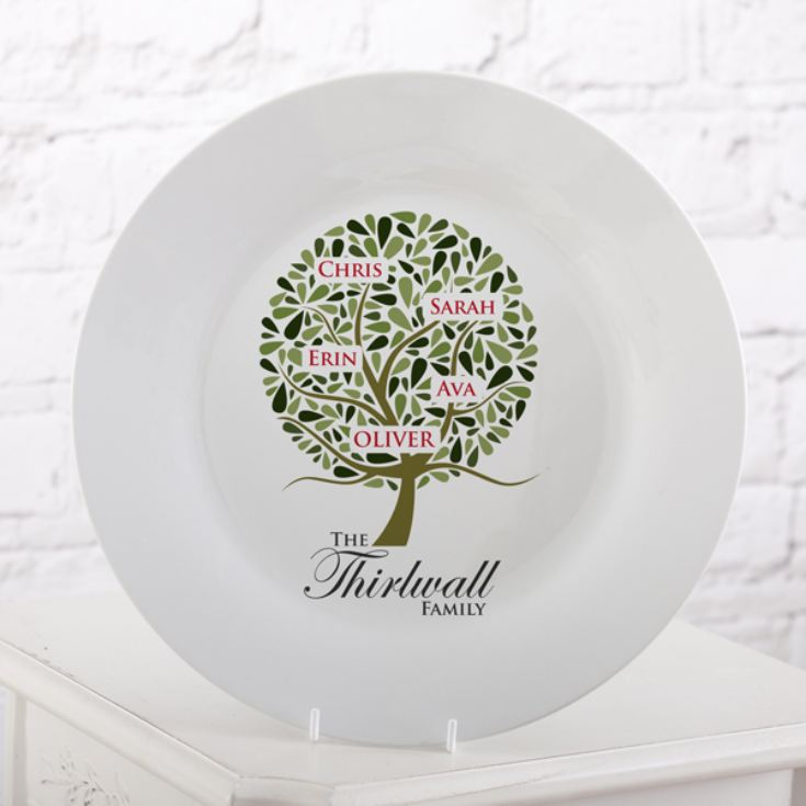 Personalised Family Tree Plate product image