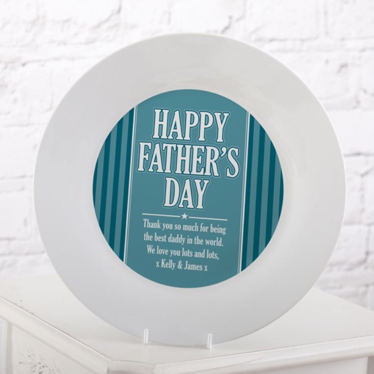 Personalised Father's Day Plate product image