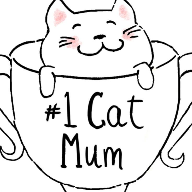 No 1 Cat Mum Mug product image