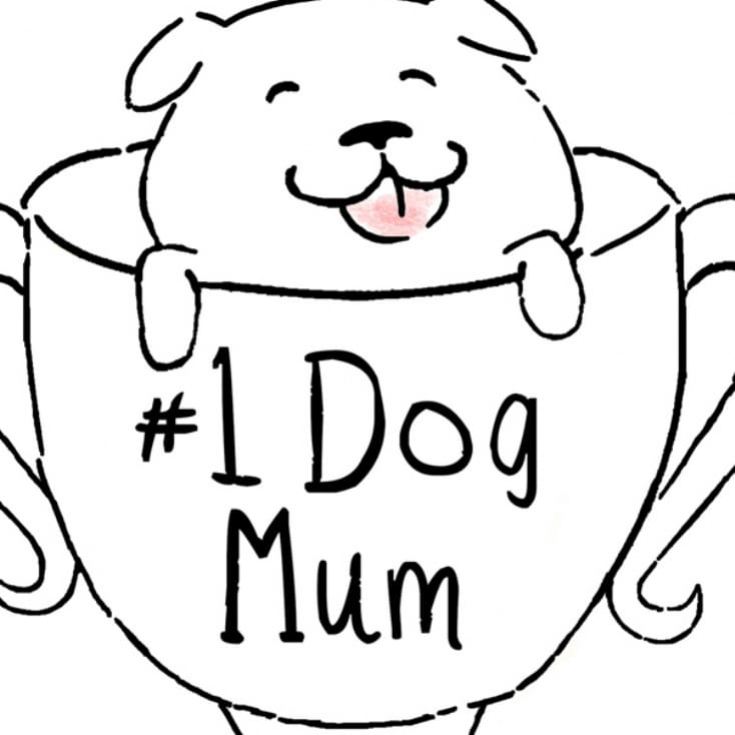 No 1 Dog Mum Mug product image