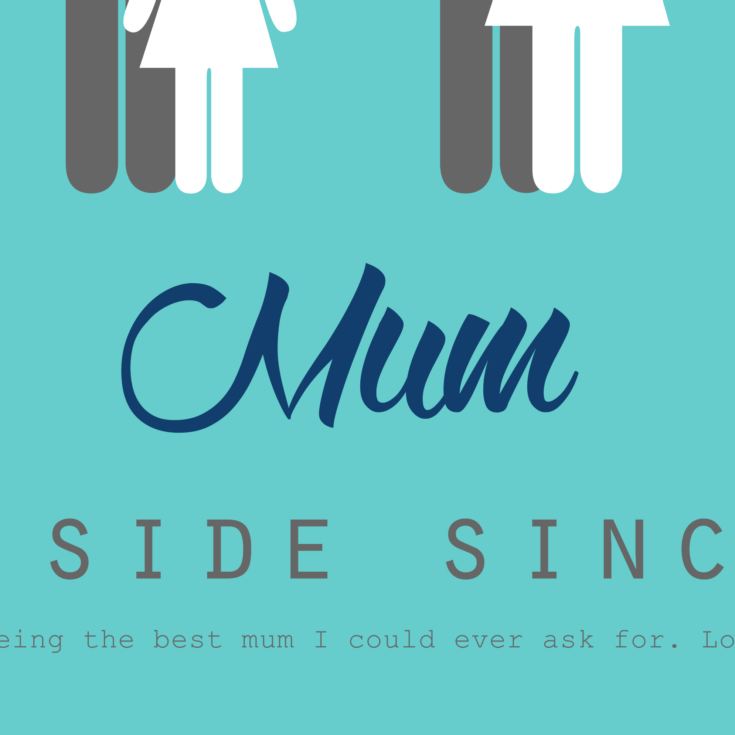 Mum By My Side Personalised Light Box product image