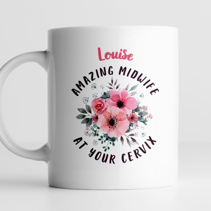 Personalised Amazing Midwife At Your Cervix Mug product image