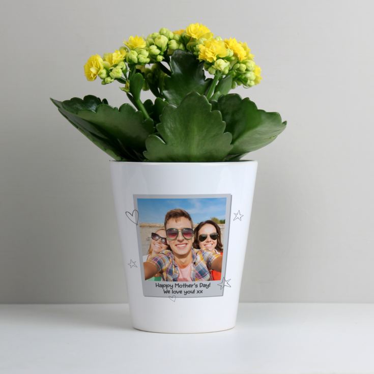 Personalised Photo Upload Plant Pot product image