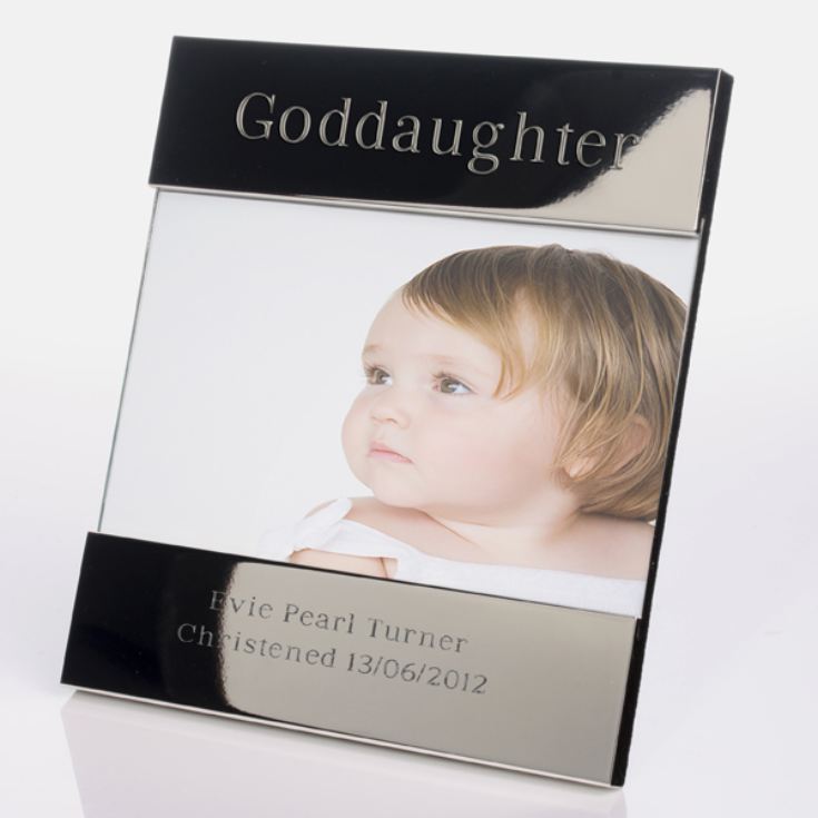 Engraved Goddaughter Photo Frame product image