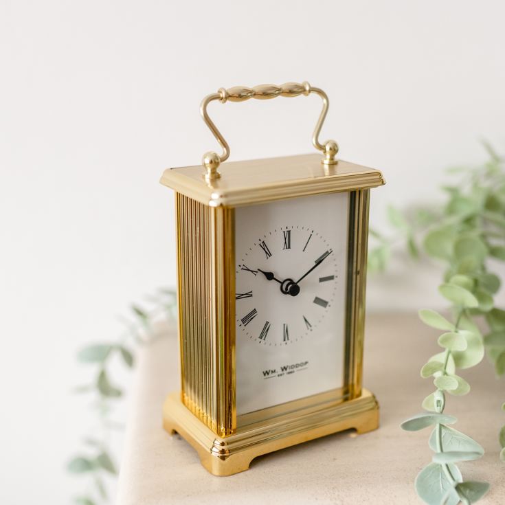 Personalised Gold Finish Carriage Clock product image