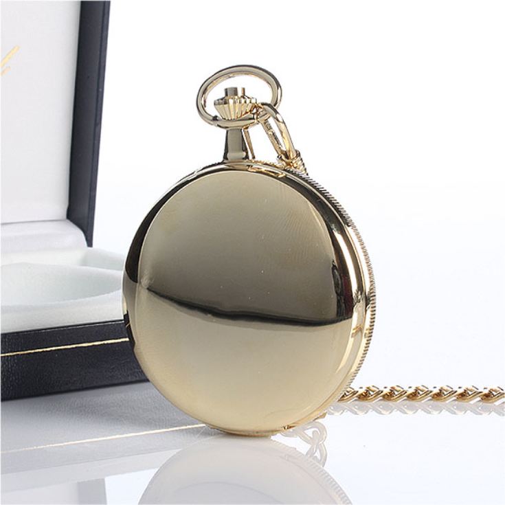 Gold Plated Personalised Pocket Watch product image