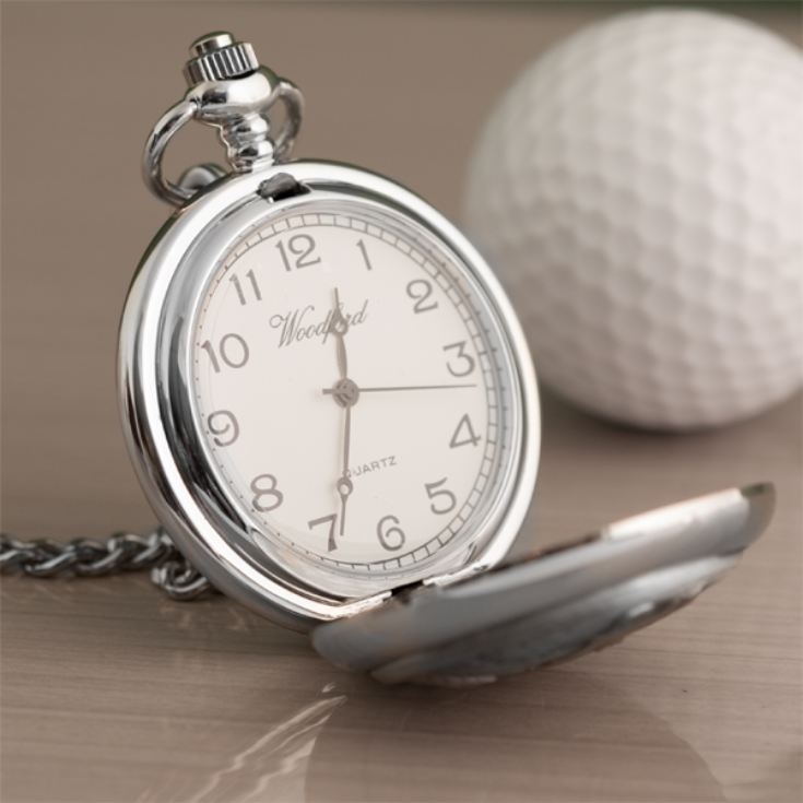 Personalised Golfer Pocket Watch product image