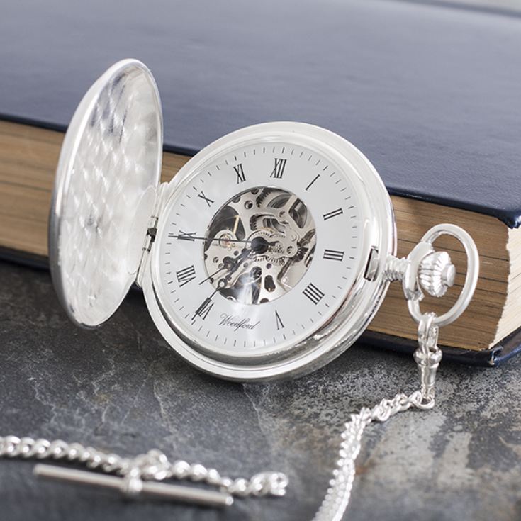 Personalised Sterling Silver Pocket Watch product image