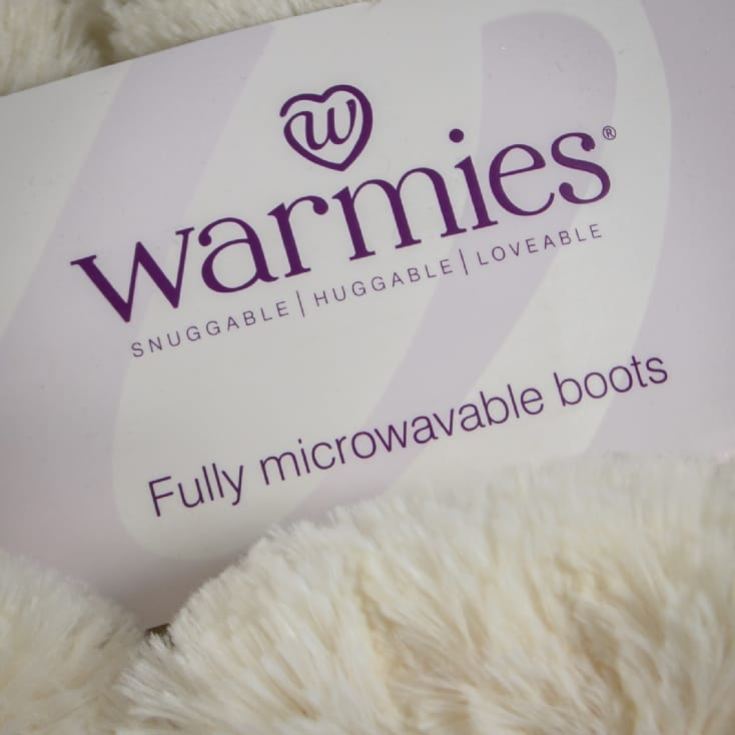 Microwavable Slippers - Cream Boots product image