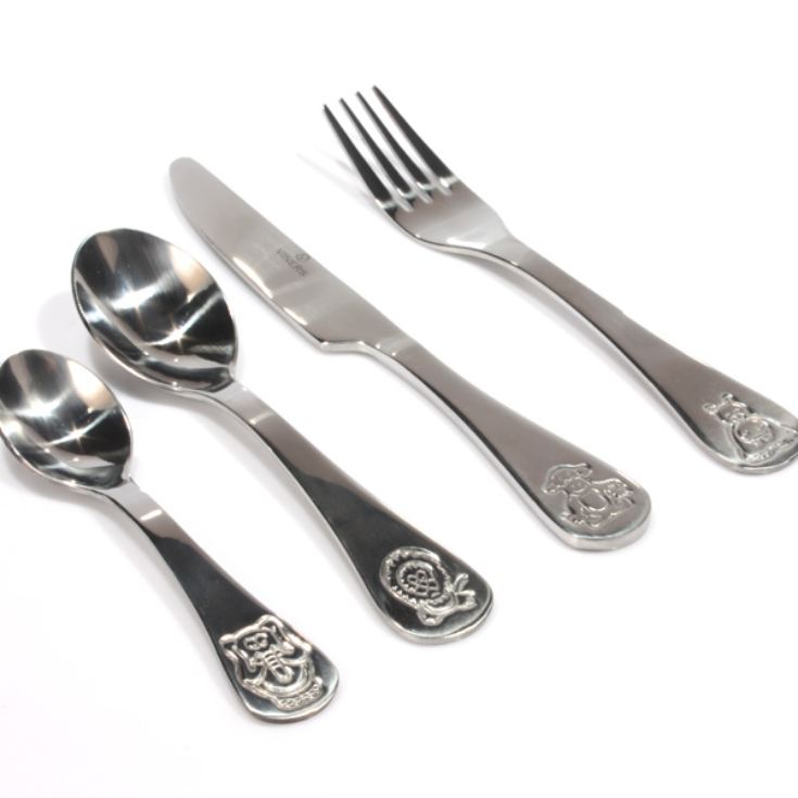 Personalised Viners 4 Piece Childrens Cutlery Set product image