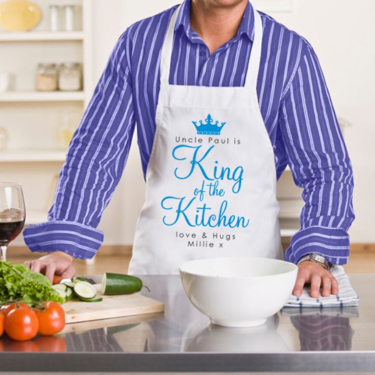 Personalised King Of The Kitchen Apron product image
