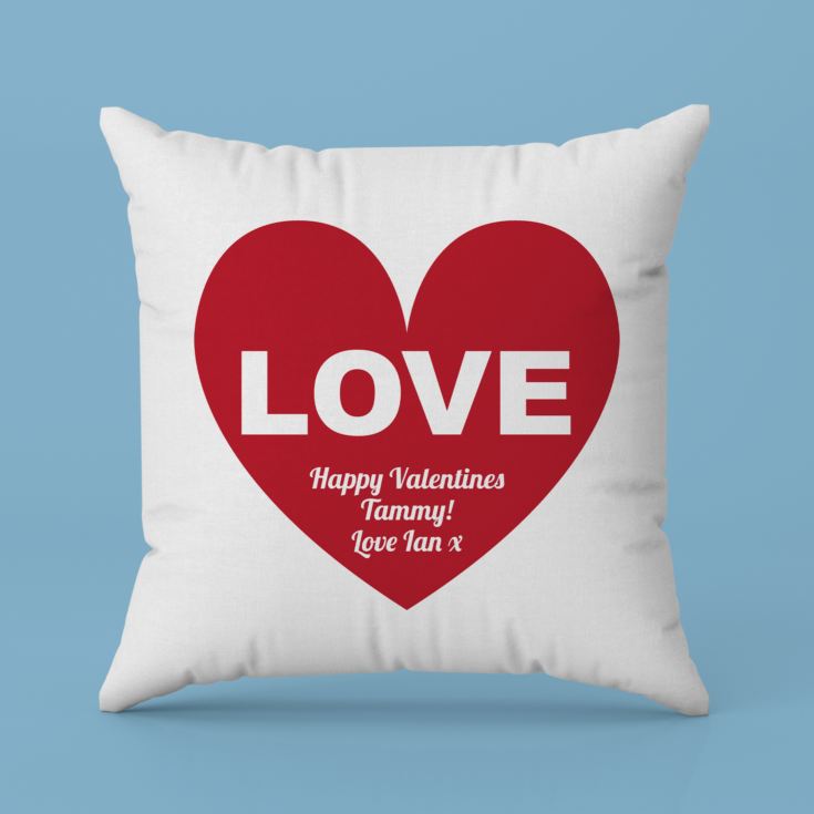Personalised Love Cushion product image