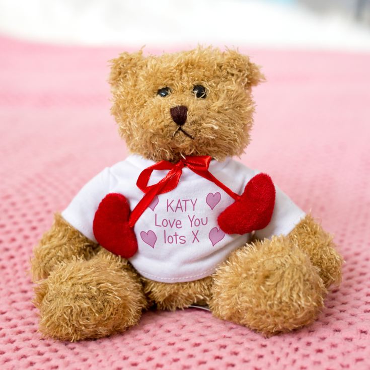 Personalised Love Heart Bear product image