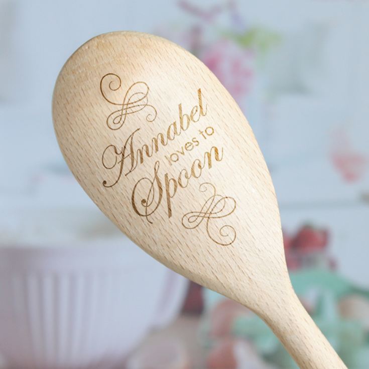 Personalised Love to Spoon - Wooden Spoon product image