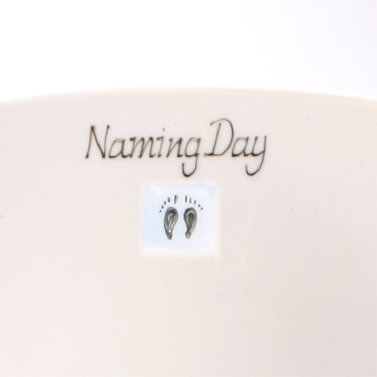 Naming Day Signature Plate - Blue product image