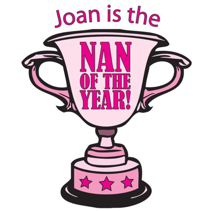 Nan of the Year Personalised Apron product image