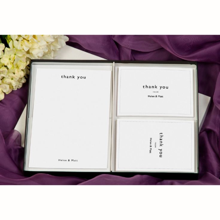 Natural Personalised Thank You Stationery product image