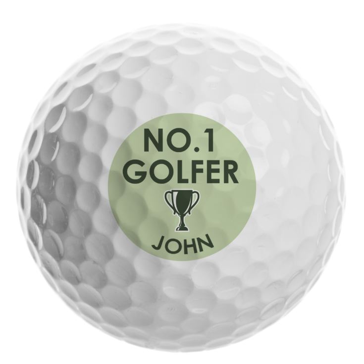 Personalised No.1 Golfer Golf Ball product image