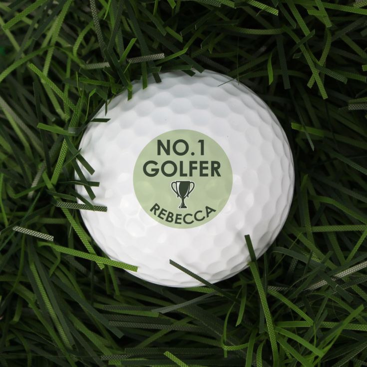 Personalised No.1 Golfer Golf Ball product image