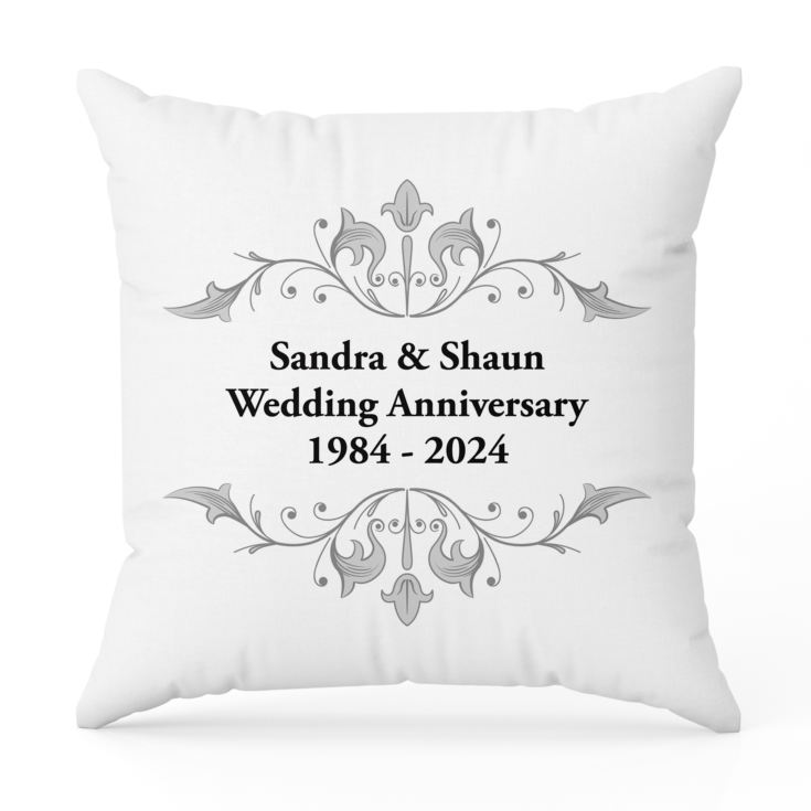 Personalised Anniversary Cushion product image